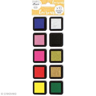 Kit Aladine de 10 encreurs &agrave; pigment Stampo Planner