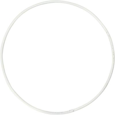 CC Hobby Anneau m&eacute;tallique, Cercle, d: 10 cm, &eacute;p. 2 mm, blanc, 10pi&egrave;c