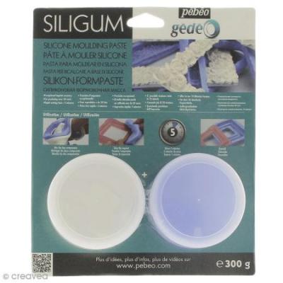 P&acirc;te &agrave; mouler Siligum G&eacute;d&eacute;o 300 g - P&eacute;b&eacute;o - couleur variant