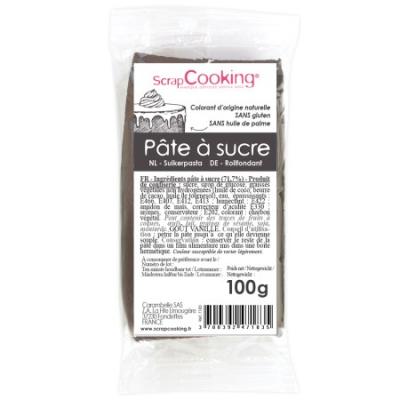 P&acirc;te &agrave; sucre 100 gr - Gris - ScrapCooking - couleur variant