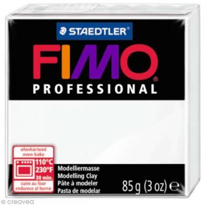 Staedtler - Fimo Professional - Pain P&acirc;te &agrave;&nbsp; Modeler 85 g Blanc