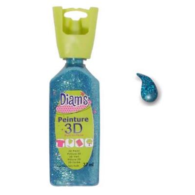 Diam's Peinture Diams 3d - Aquamarine Paillete