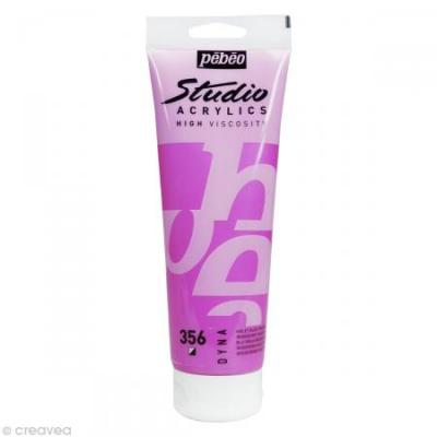 Peinture acrylique iridescente - violet bleu - 250 ml #0
