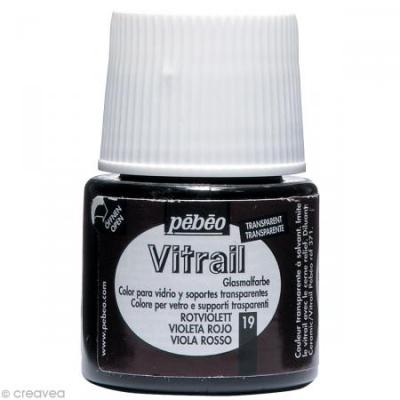 P&eacute;b&eacute;o 050019 Vitrail 1 Flacon Violet Rouge 45 ML