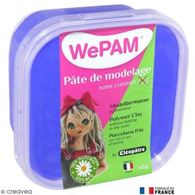 Porcelaine froide &agrave; modeler WePam 145 g - Bleu royal - WePam