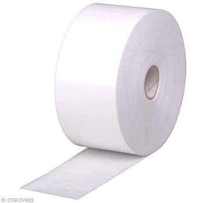 Rouleau de kraft gomm&eacute; blanc 70mm x 200m