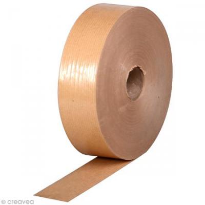 Rouleau de kraft gomm&eacute; Brun - 4 cm x 200 m&egrave;tres