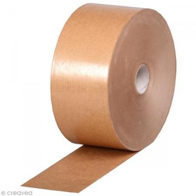 Clairefontaine Kraft gomm&eacute; rouleau &Oslash;30mm 7cmx200m - Brun - Lot de 6