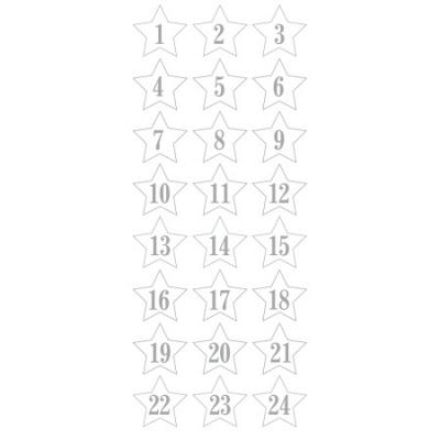 Autocollants Puffies 3D XL Calendrier de l'Avent