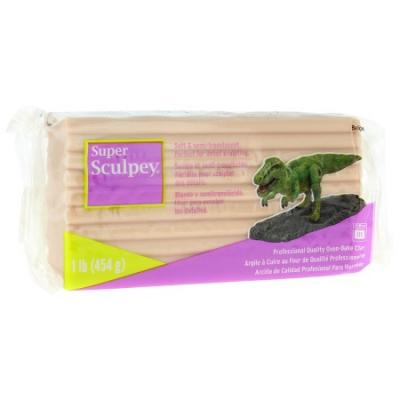 Super Sculpey Argile Polym&egrave;re - 1 lb / 454 g, Beige