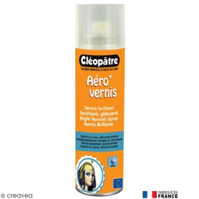 Vernis A&eacute;rosol brillant Cl&eacute;op&acirc;tre 250 ml - Cl&eacute;op&acirc;tre - couleur variant