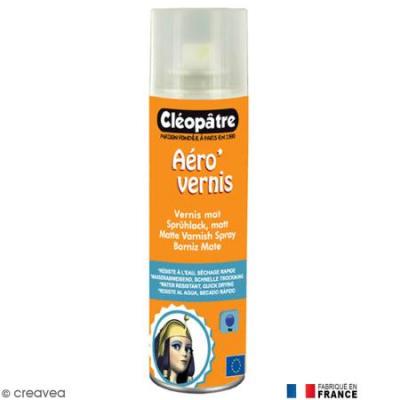 Cl&eacute;op&acirc;tre - AVM250 - A&eacute;ro'Vernis - A&eacute;rosol de Vernis Mat - 250 ml