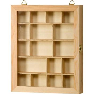 Vitrine en bois 23 x 28 cm - Artemio - couleur variant