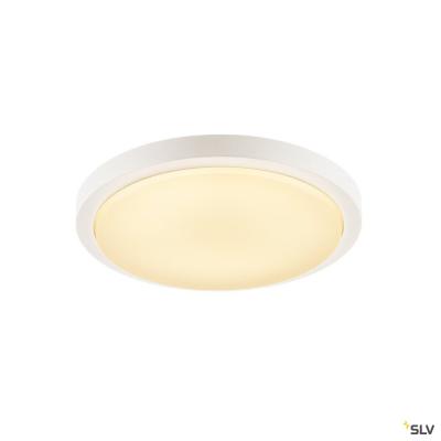 Applique et plafonnier ext&eacute;rieur AINOS, blanc, avec LED int&eacute;gr&eacute;e, 21W, 3000K, IP44