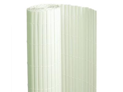 Canisse PVC double face Blanc 18 m - 6 rouleaux de 3 x 1,20 m -