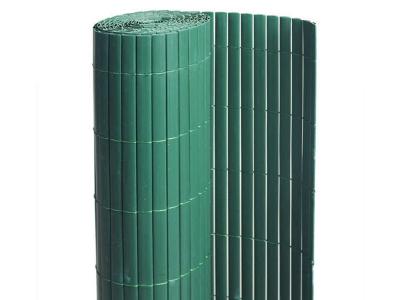 Canisse PVC double face Vert 6 m - 2 rouleaux de 3 x 1,50 m -