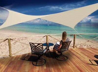 Voile d'ombrage rectangulaire 4 x 3 m - Austral - Sable - Jardiline