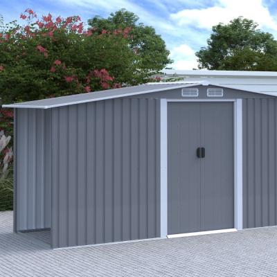 Abri de jardin 4.38m2 avec abri b&ucirc;ches vosges 