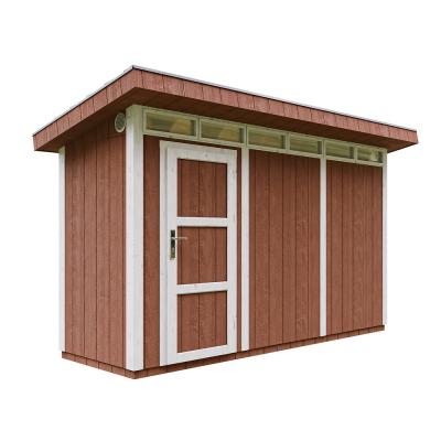 Abri de Jardin Qualit&eacute; Premium 4m&sup2; /L161xL412xH239 cm - Timbela M902-REDWOOD RED