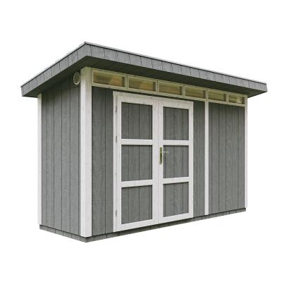 Abri de Jardin Qualit&eacute; Premium 4m&sup2; /L161xL412xH239 cm - Timbela M902A-CAVERN STEEL