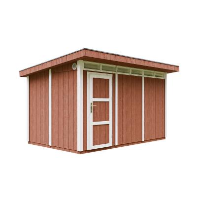 Abri de jardin qualit&eacute; premium 9m&sup2; l412xl279xh237 cm - rouge