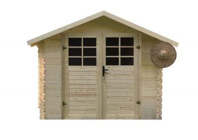 Solid abri de jardin traditionnel 28 mm valentin 2,98 x 2,98 m P88907