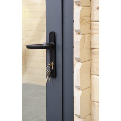 Abri de jardin en bois 17,40m2 5,79x3m Ep. 28mm Couleur: naturel