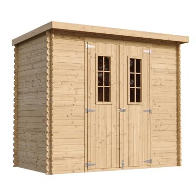 Timbela m310c abri de jardin en bois - l239xl142xh200cm2.63 m2