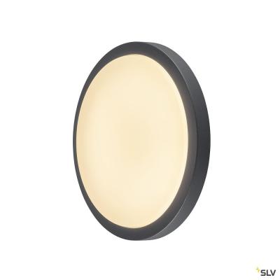 Ainos led, rond, anthracite, led 3000k, avec d&eacute;tecteur