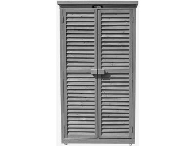Armoire de jardin ""Space"" - 87 x 46.5 x 160 cm - Anthracite
