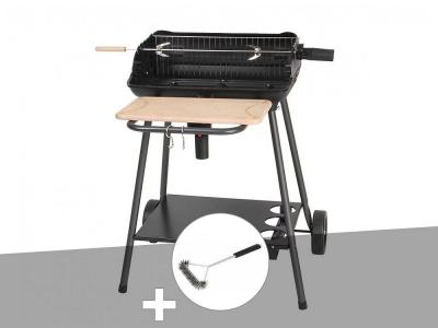 Barbecue charbon Bergamo Somagic + Brosse En T 