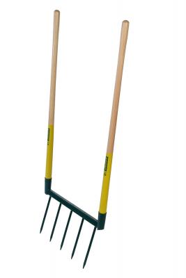 LEBORGNE Biogrif 5 dents manche bois