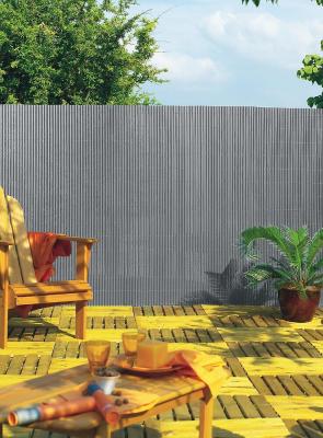 Canisse PVC ""Plasticane Single Face"" Grise - 85 % occultant - 1,50 x 3 m