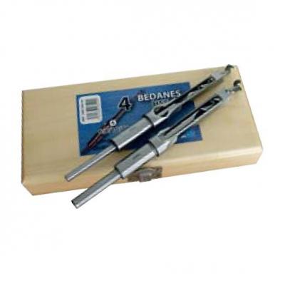 Coffret de 4 b&eacute;danes Mortaisage Classic &oslash; Queue 15,9mm