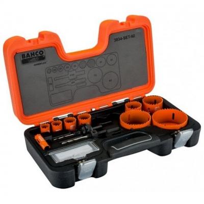 Coffret de scies tr&eacute;pans bim&eacute;tal Sandflex pr plaques m&eacute;tal/bois, 16x83 mm - 11 p 