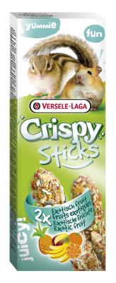 Hamsters-&Eacute;cureuils Sticks Fruits Exotiques 2 pi&egrave;ces 110 GR Versele