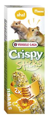 VL Lot de 8 b&acirc;tons croustillants pour Hamster et Gerbille Miel