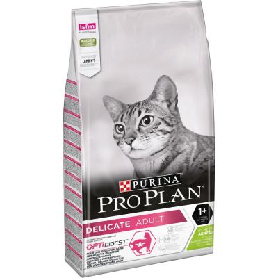 Croquettes chat D&eacute;licate Adult - Optidigest - riche en Agneau - 10kg