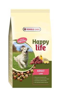 VERSELE LAGA - Croquettes Chiens - Happy Life Adulte - Agneau - 15 Kg