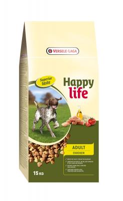 Happy Life Adult Poulet pour chien 2 x 15 kg