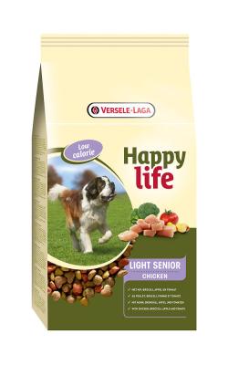 Croquettes pour chien Happy Life Senior - Poulet - 15kg