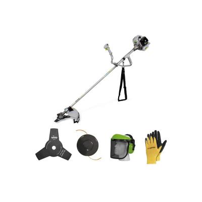 D&eacute;broussailleuse thermique 43Cm3 + Casque de s&eacute;curit&eacute; anti-bruit + Gants de protection VITO 