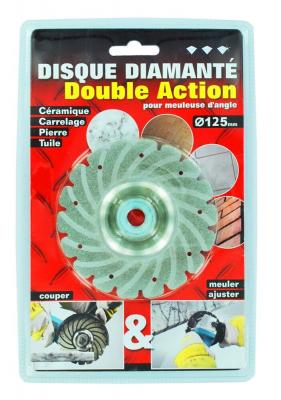 Disque diamant double action PASSAT Disc02, Diam.125 mm