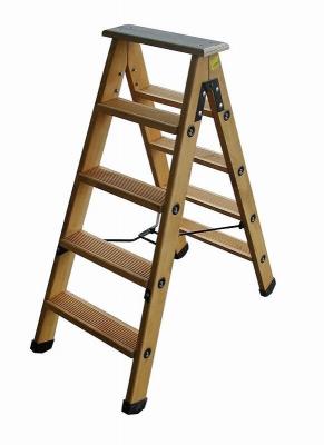 Escabeau Double Plans Compas Rigide 6 Marche + Tablette