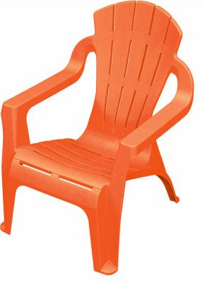 Chaise de Jardin pour Enfant Lounge Plastique Orange - Orange