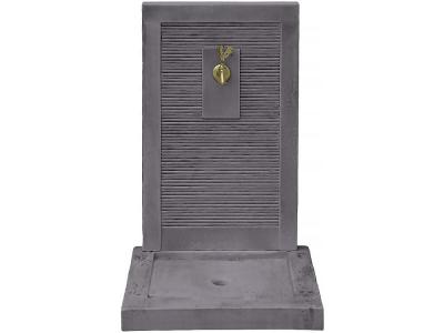Fontaine ""ETNA"" - en pierre - 57 x 42 x 87 cm - Grise 57 x 42 x 87 cm,