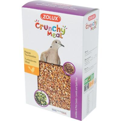 Friandise crunchy meal tourterelle 800g pour oiseau