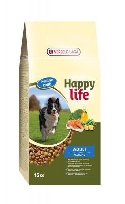 Happy Life Adult Saumon pour chien 2 x 15 kg