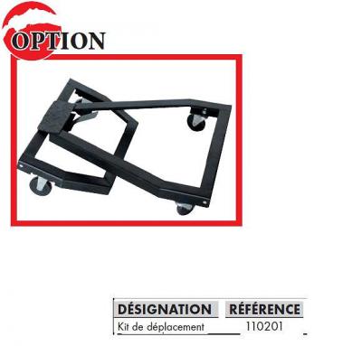 Kit De D&eacute;placement Pour Scie A Ruban Sru355 Leman 110201