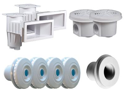 Kit pi&egrave;ces &agrave; sceller blanc pour piscine 10 x 5 m - hayward